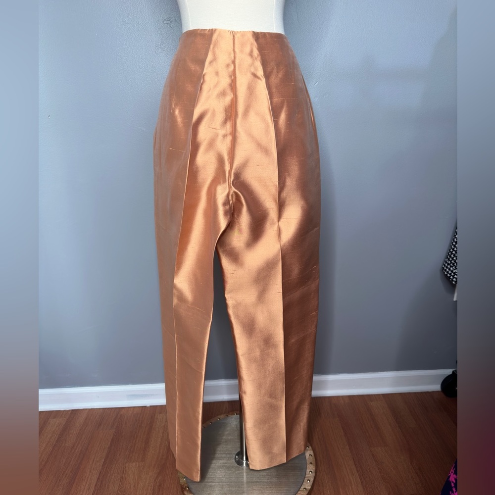 MaxMara vintage Set 100% Silk Gold - Picture 7 of 9